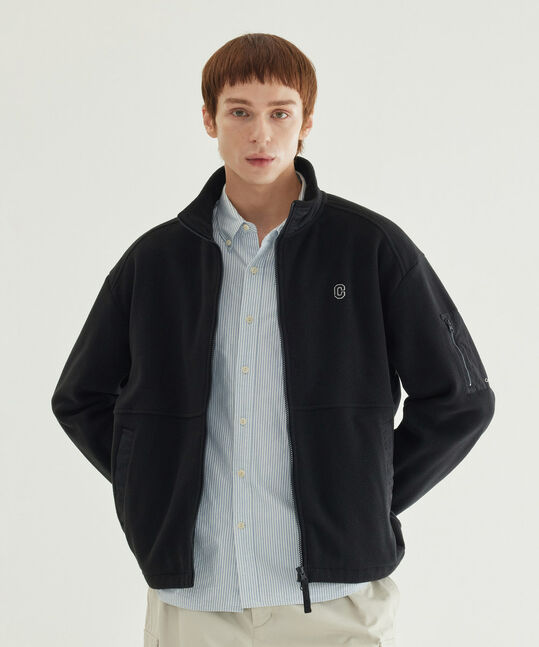 Stand Collar Fleece Jacket