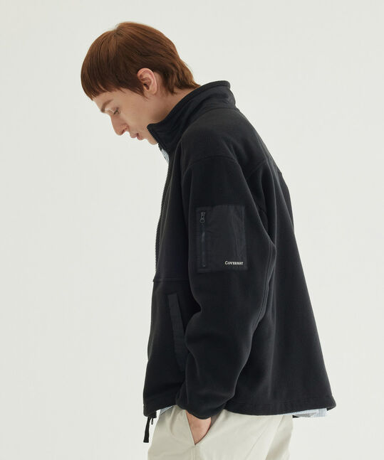 Stand Collar Fleece Jacket