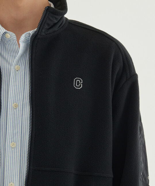 Stand Collar Fleece Jacket