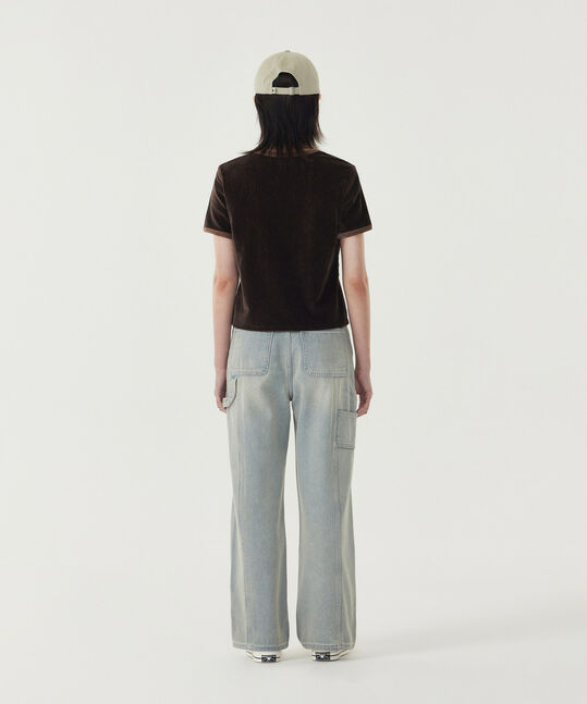 Woman Velour Short Sleeve Tee