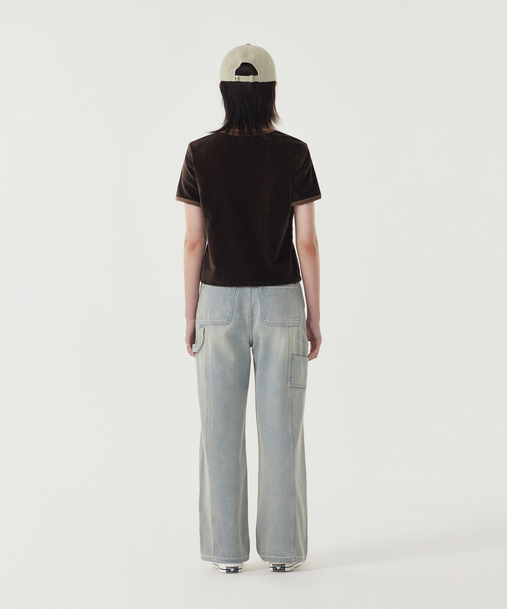 Woman Velour Short Sleeve Tee