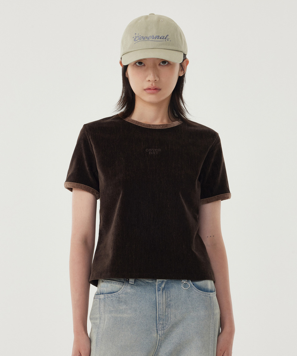Woman Velour Short Sleeve Tee