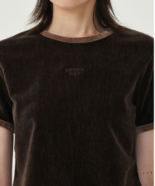 Woman Velour Short Sleeve Tee