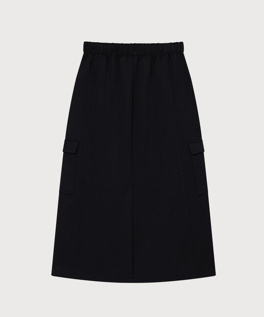 Woman Sweat Cargo Skirt
