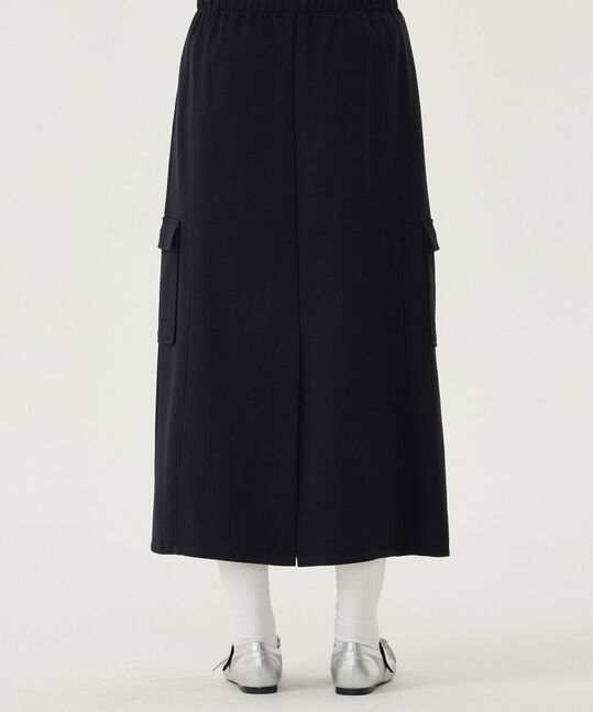 Woman Sweat Cargo Skirt