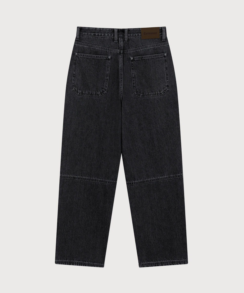 Semi-Wide Fit Denim Work Pants