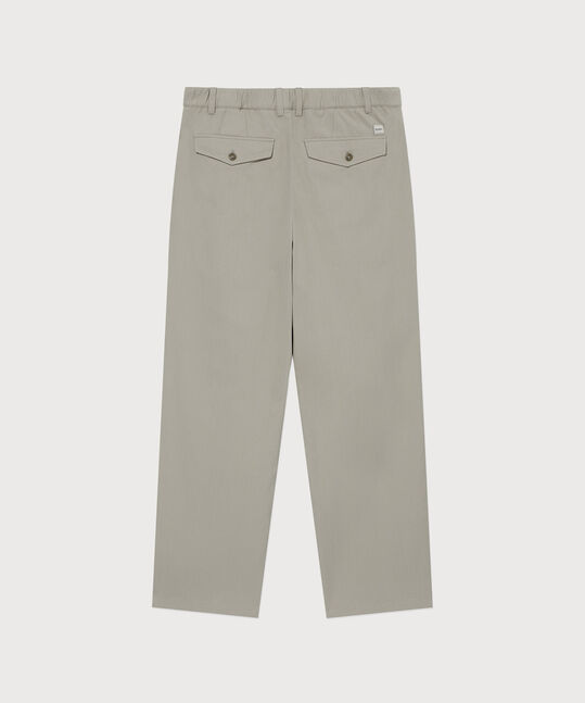 <Easy Pants> Herringbone 1-TUCK Pants