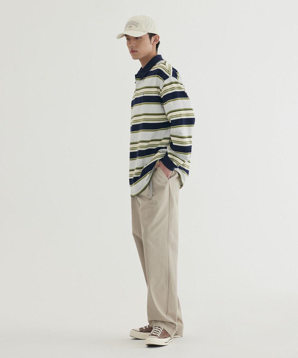 <Easy Pants> Herringbone 1-TUCK Pants