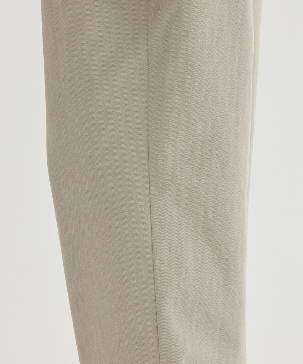 <Easy Pants> Herringbone 1-TUCK Pants