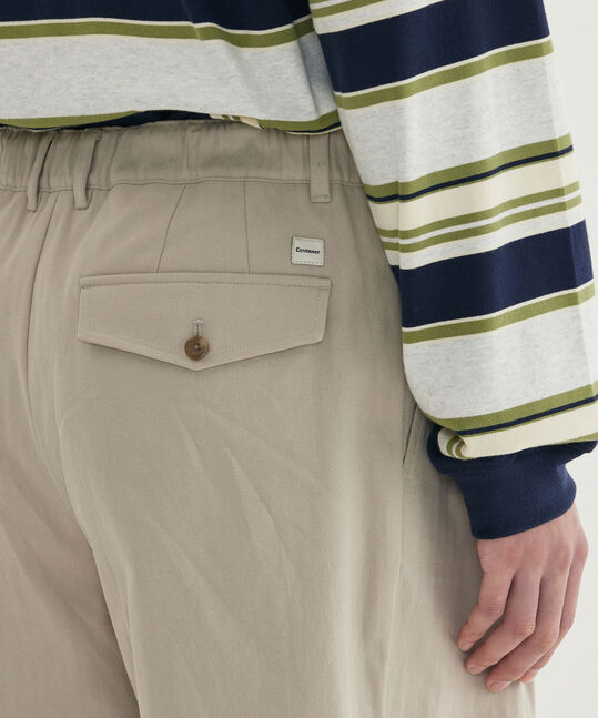 <Easy Pants> Herringbone 1-TUCK Pants