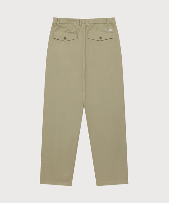 <Easy Pants> Basic Twill 1-TUCK Pants