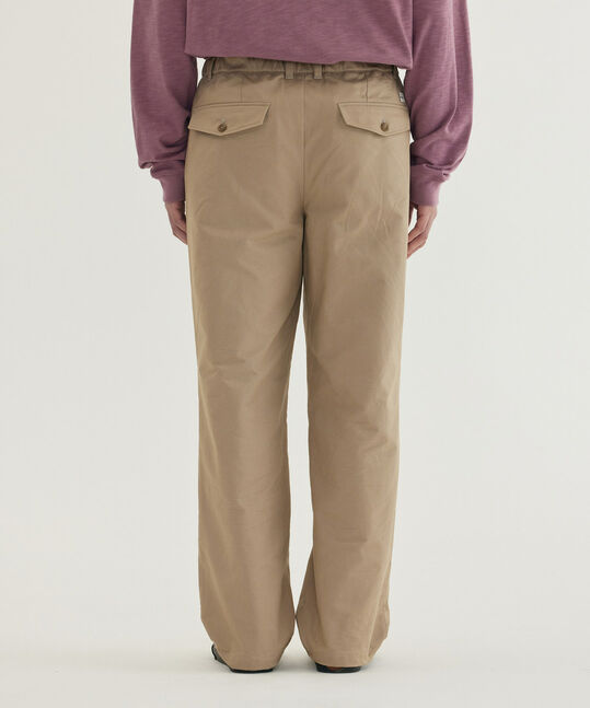 <Easy Pants> Basic Twill 1-TUCK Pants