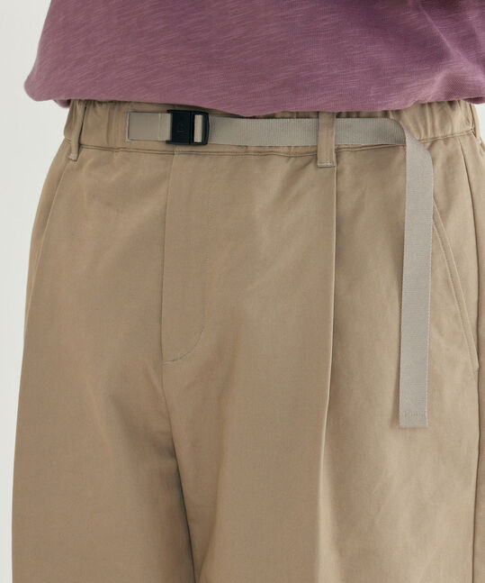 <Easy Pants> Basic Twill 1-TUCK Pants