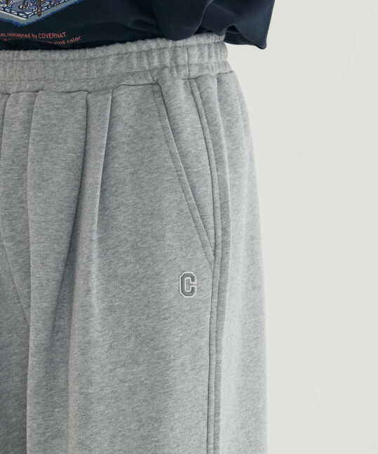 Real Wide C Logo Sweat Jogger Pants