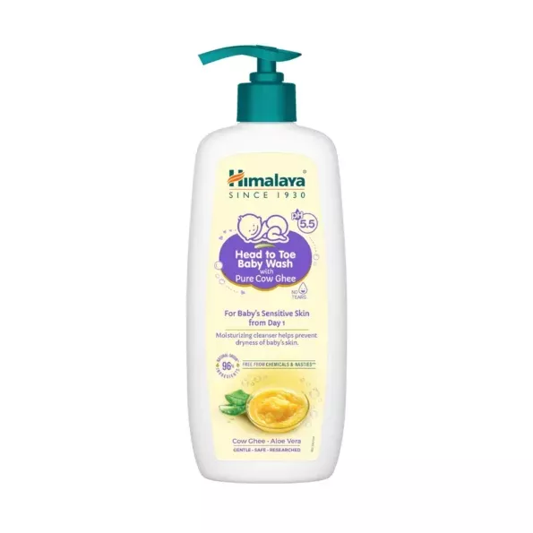 Himalaya Head To Toe Baby Wash With Pure Cow Ghee 400мл