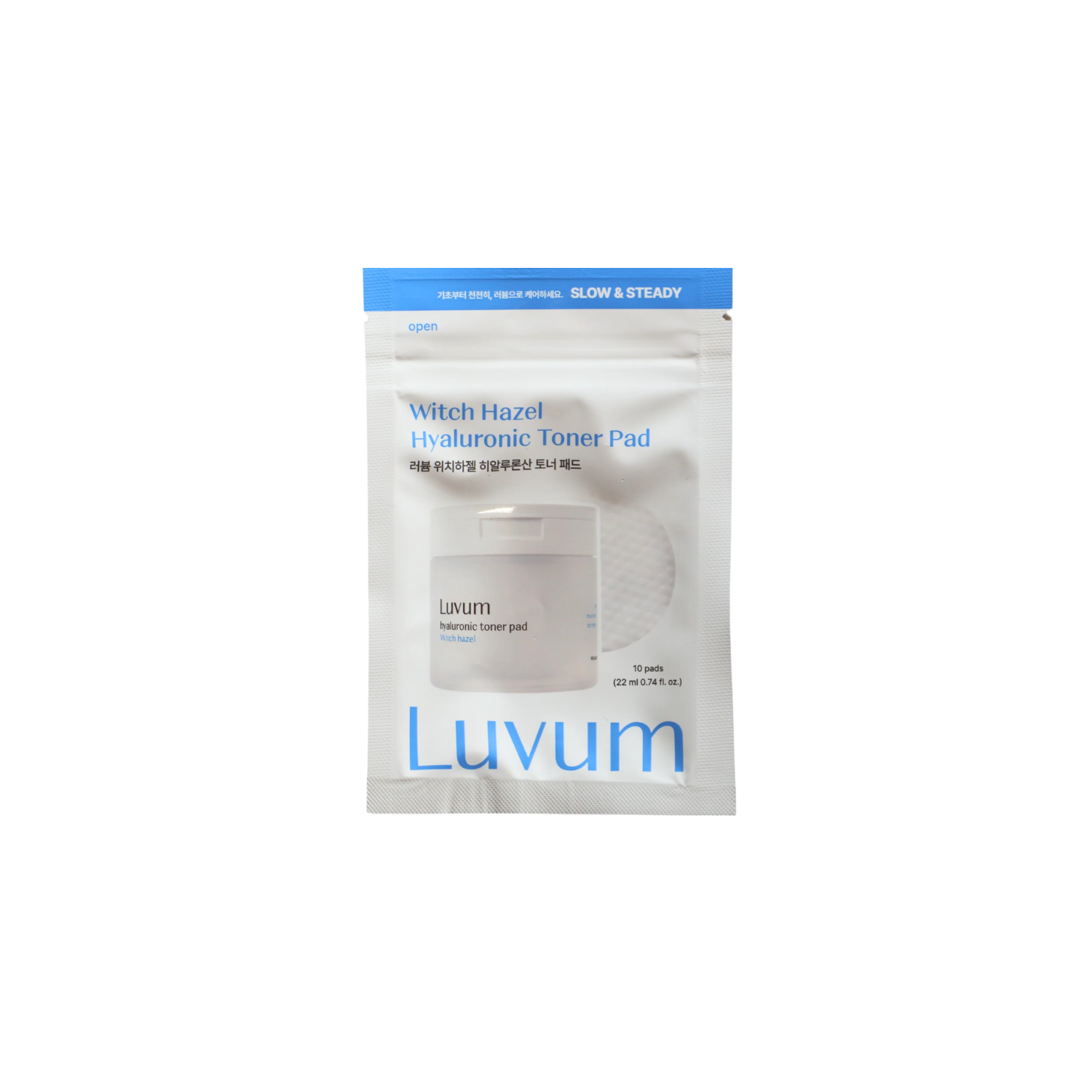 LUVUM Sample Witch Hazel Hyaluronic Toner Pad 10ea