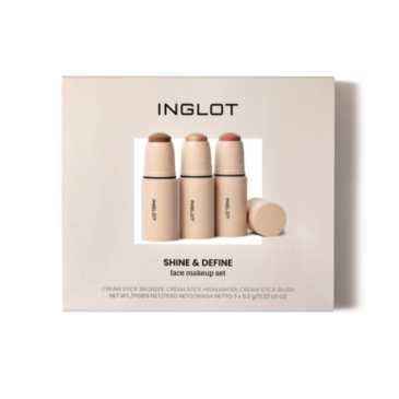 INGLOT SHINE & DEFINE FACE MAKEUP SET