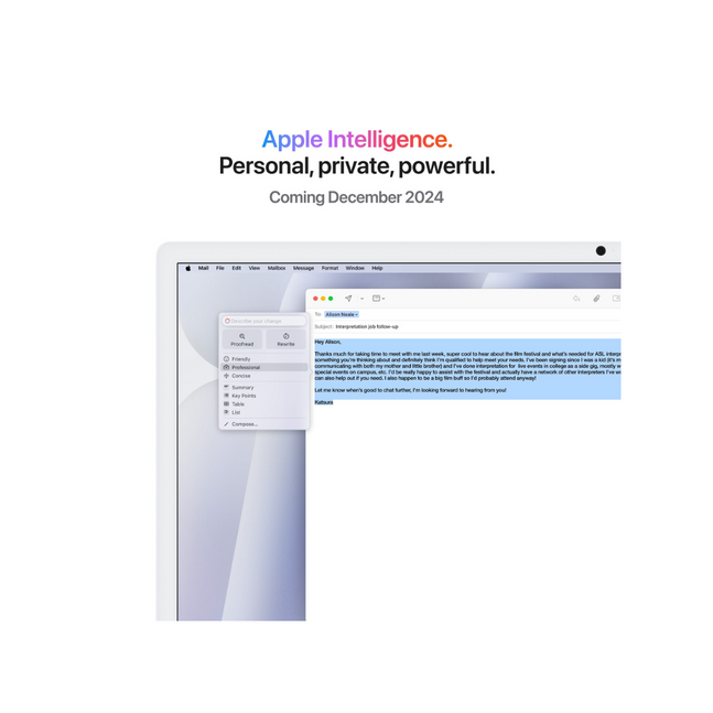 Apple iMac M4 chip 8 Core CPU 8 Core GPU 16GB 256GB SSD 4.5K Retina Display Touch ID Silver