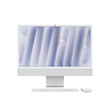 Apple iMac M4 chip 8 Core CPU 8 Core GPU 16GB 256GB SSD 4.5K Retina Display Touch ID Silver