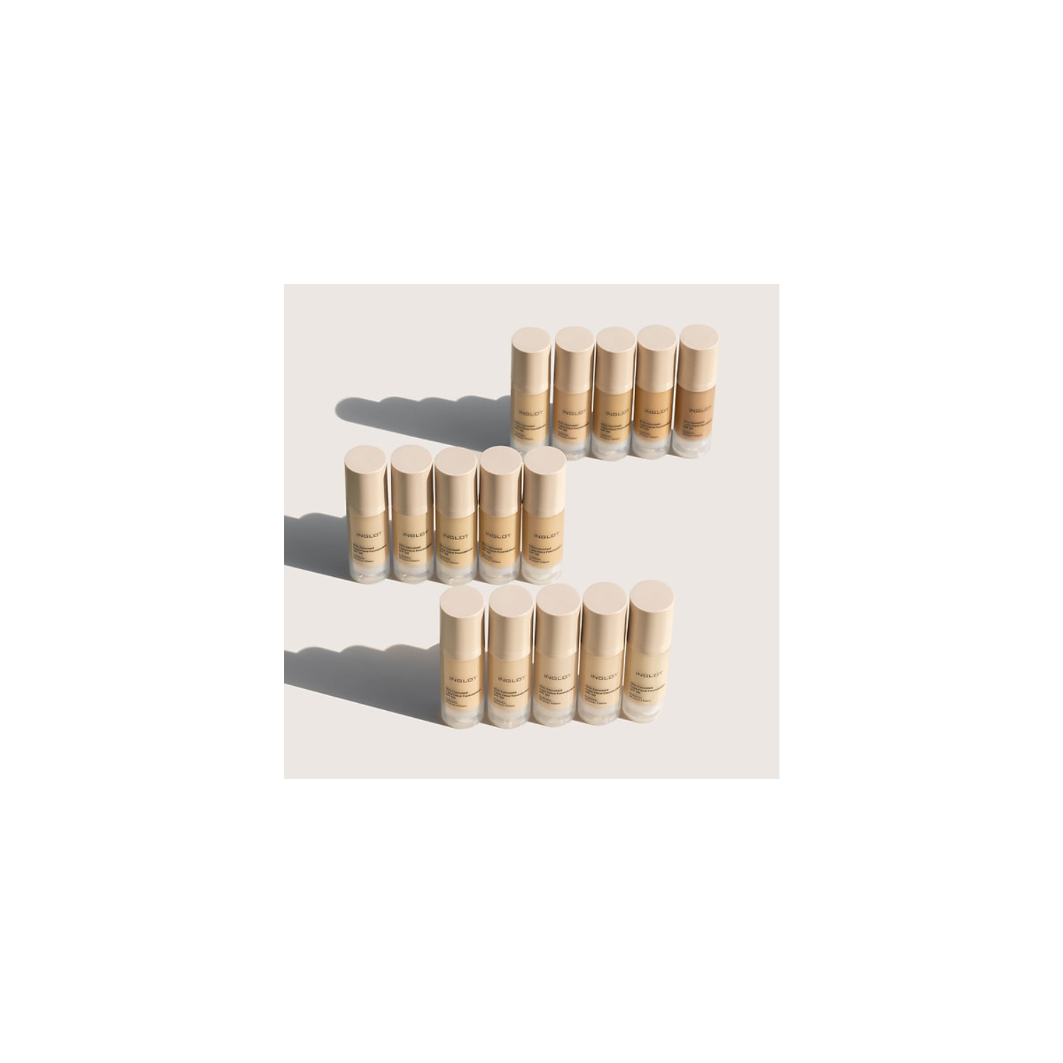 INGLOT SKIN FOCUSED CARE FACE FOUNDATION SPF 50+ 