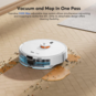 Teendow D20S MAX+ Robot Vacuum Cleaner, White