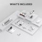 Teendow V08 Pro Cordless Vacuum Cleaner, White