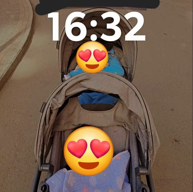 2 хүүхдийн тэрэг