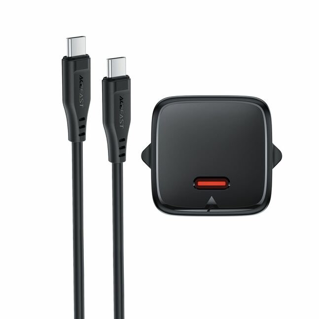 Acefast Fast Charger Set Mini PD30W GaN USB-C to USB-C 