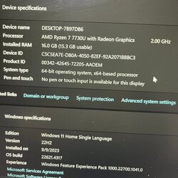 Dell notebook