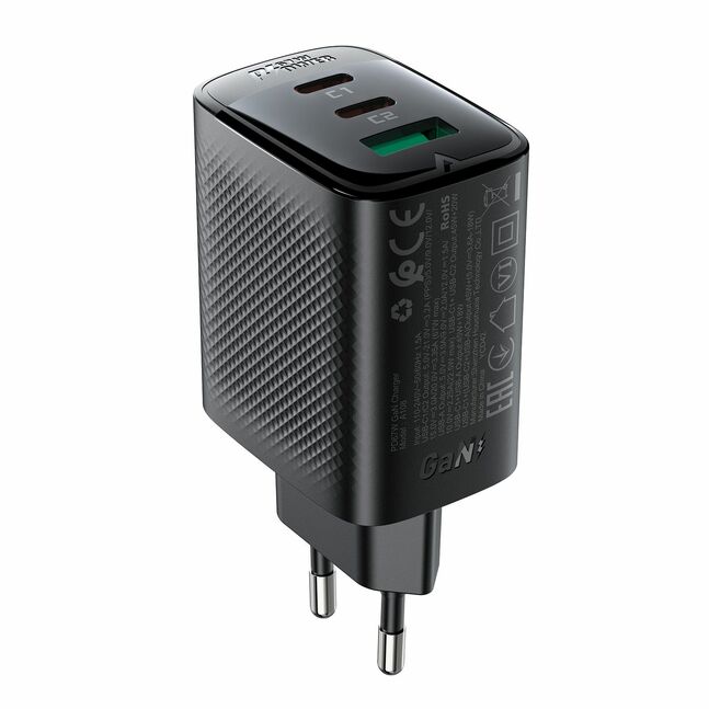 Acefast Fast Charge Wall Charger A108 PD67W (2xUSB-C+1xUSB-A) EU