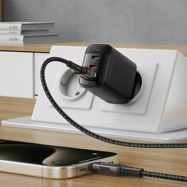 Acefast Fast Charge Wall Charger A108 PD67W (2xUSB-C+1xUSB-A) EU