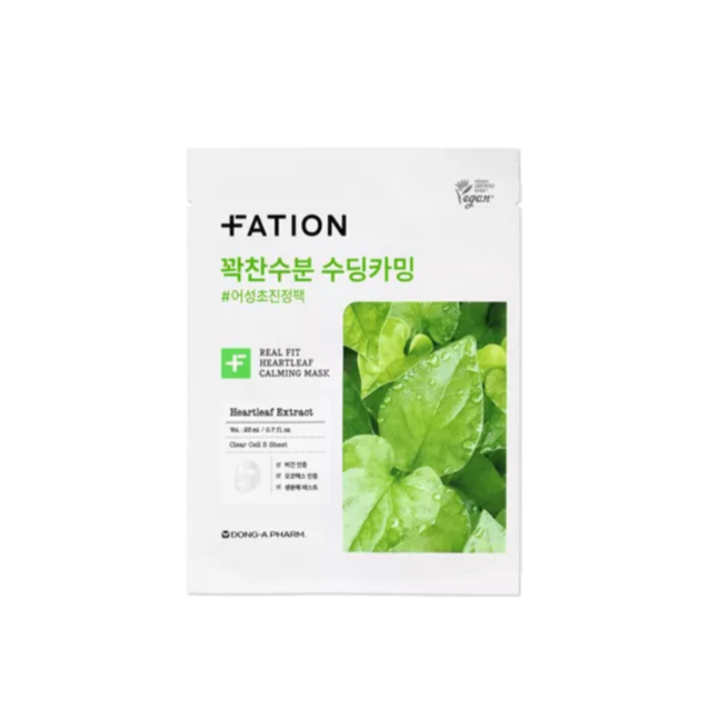 FATION REAL FIT HEARTLEAF CALMING MASK 23ml
