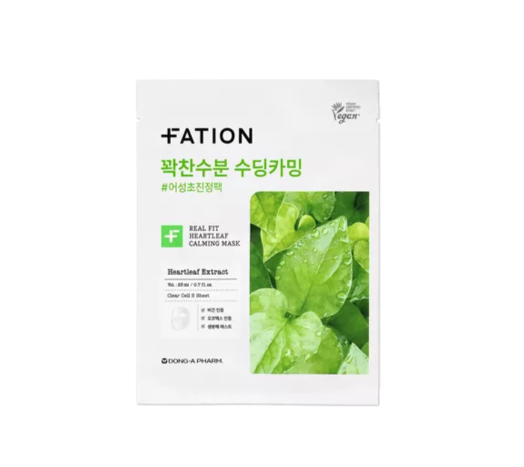 FATION REAL FIT HEARTLEAF CALMING MASK 23ml