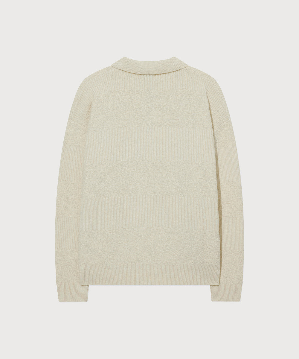 Collar Half-Zip Knit
