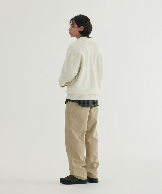 Collar Half-Zip Knit