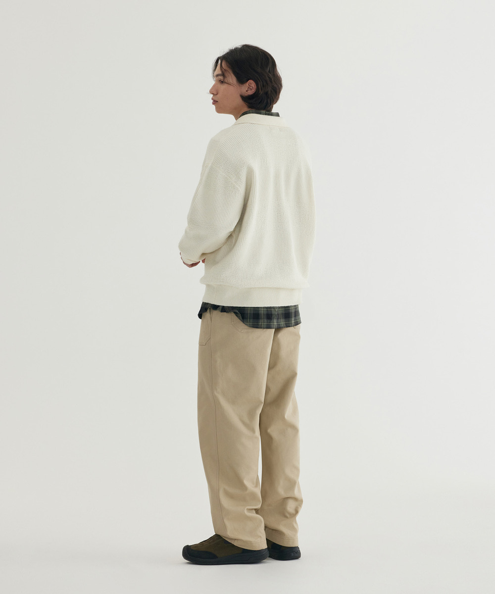 Collar Half-Zip Knit