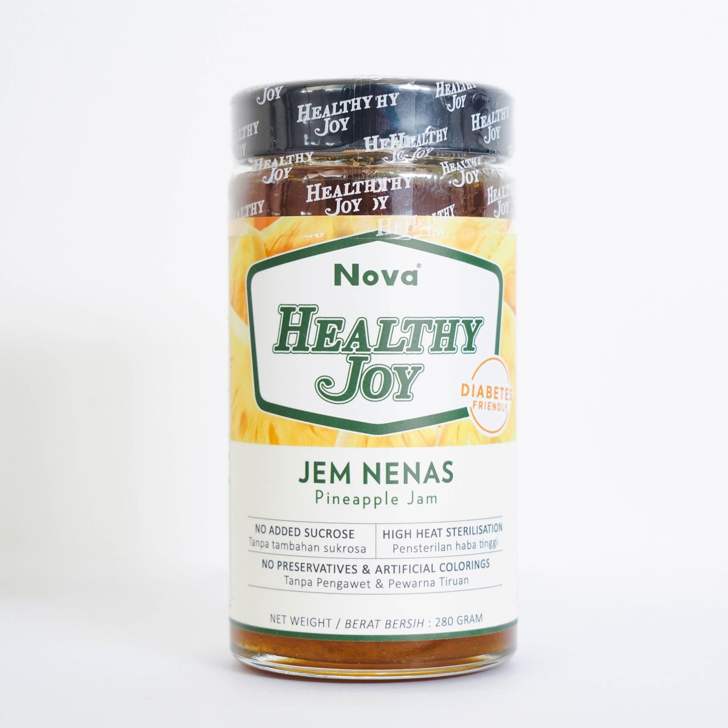 Nova Healthy Joy ананастай варень 280гр