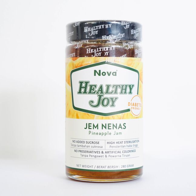 Nova Healthy Joy ананастай варень 280гр