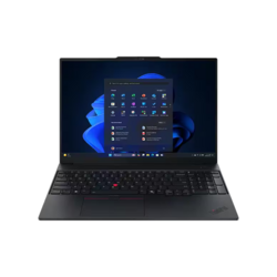 Lenovo ThinkPad E16 G3, Intel Core Ultra 5 225U, 16 inch, 1x16 GB, 512GB SSD, Intel Graphics, 2YR DepotCCI, Backlit Black with Number Pad-US, No OS