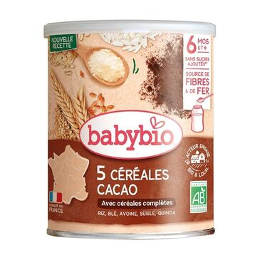 BabyBio какаотай каш 8+ сар 220гр №1