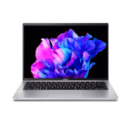Acer Swift Go 14 Touch, Intel Core Ultra 5-225H, 16GB, 512GB SSD, Intel Graphics, IR QHD camera, Windows 11 Home, Silver