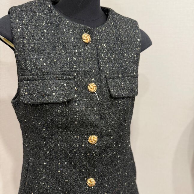 Tweed vest