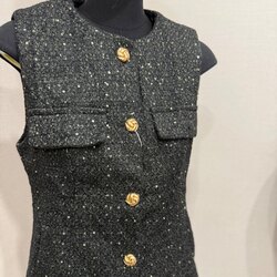 Tweed vest