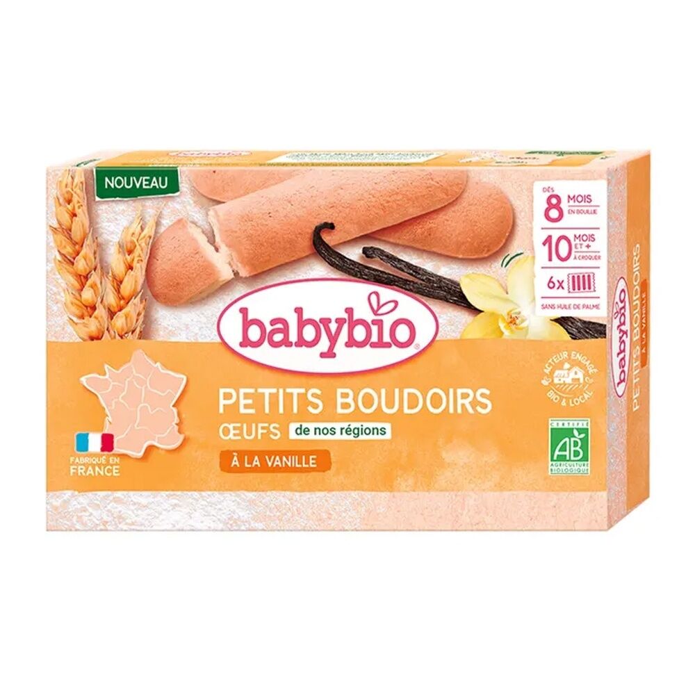 Babybio ванилтай жигнэмэг 8+сар 120гр №1