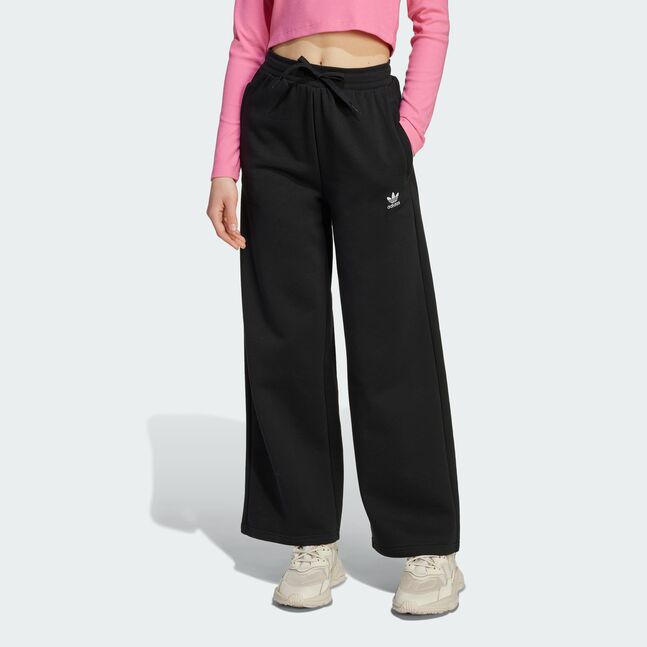 WIDE LEG PANTS BLACK/WHITE