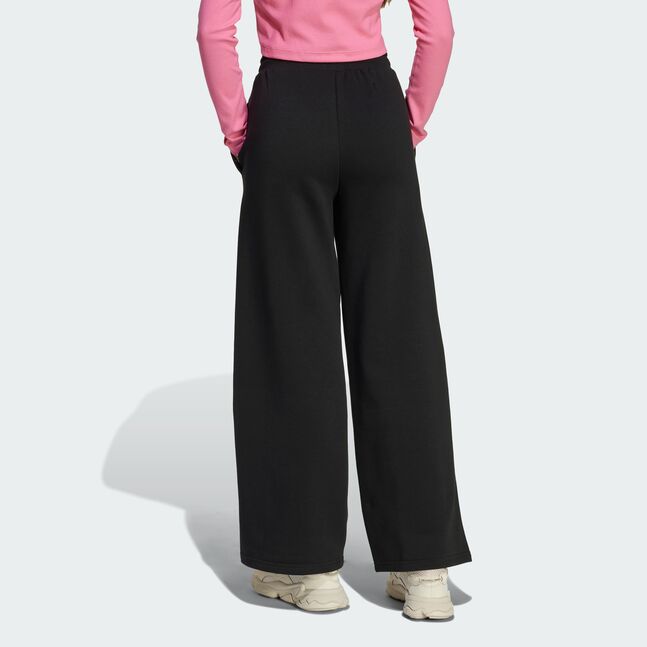 WIDE LEG PANTS BLACK/WHITE