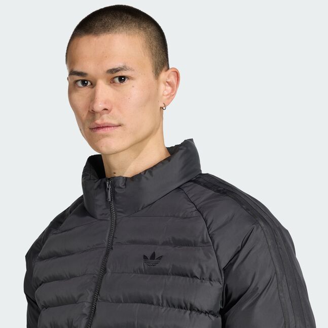 PADDED COLL JKT BLACK