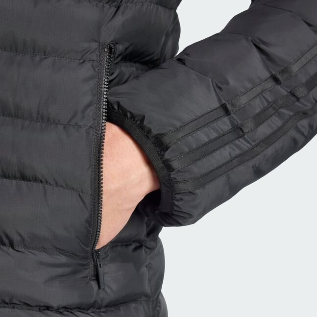PADDED COLL JKT BLACK