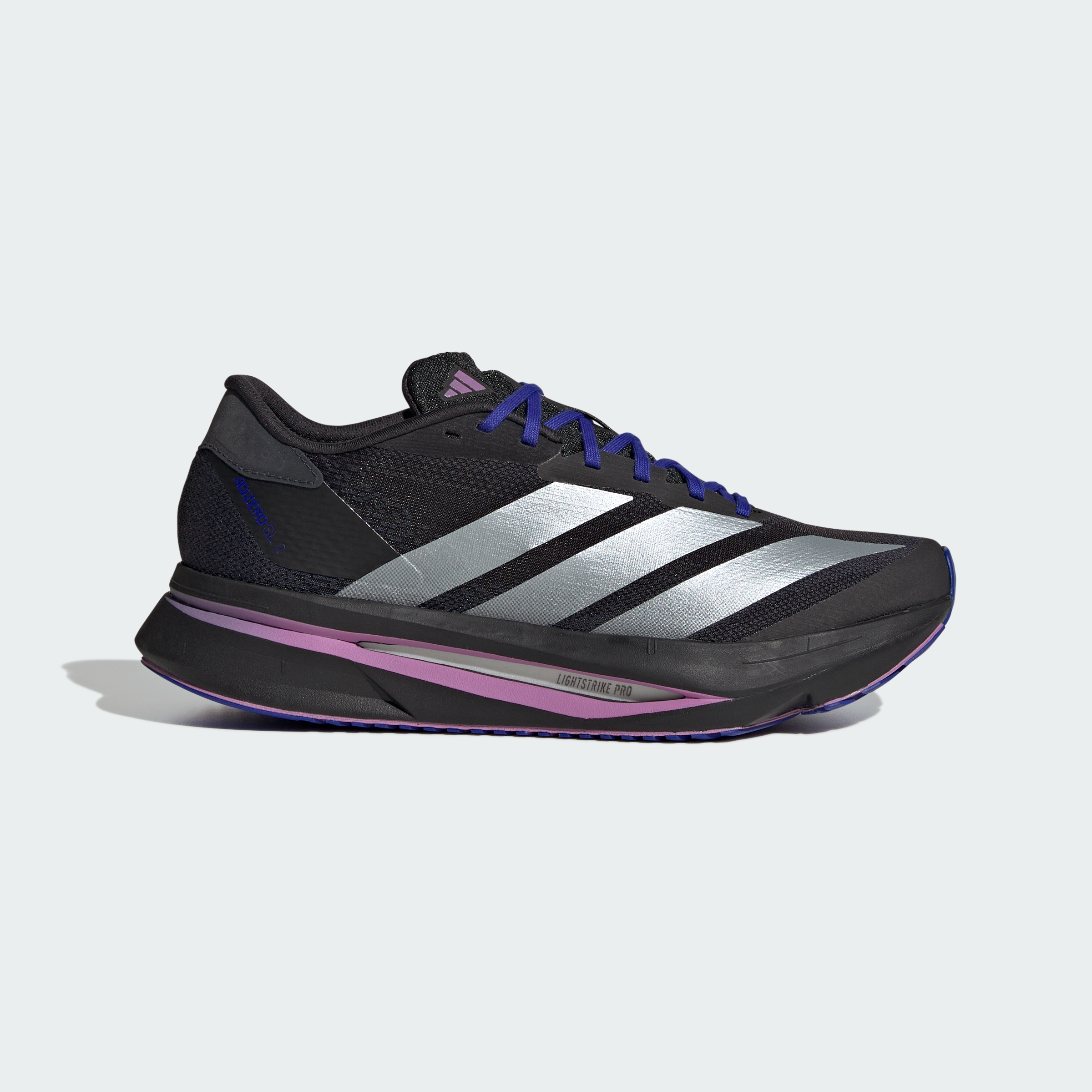 ADIZERO SL2 W CBLACK/MSILVE/PREPUR