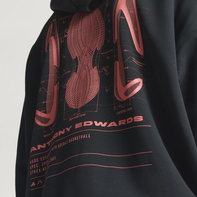 ANTED GFX HOODY BLACK